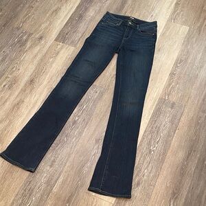 NWOT! PAIGE High Rise Manhattan
Bootcut Dark Jeans Tall - Size 26